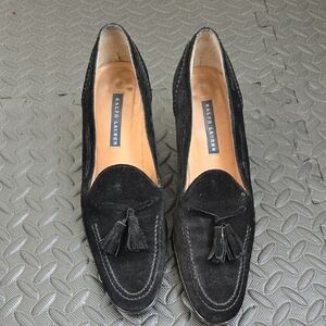 Ralph Lauren Black Tassel Loafers